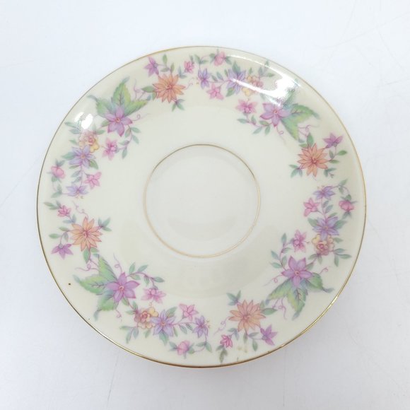 4 Demitasse Mini Cup and Saucer Sets Tea Cups Floral Colonial Quail Vintage - Picture 7 of 13